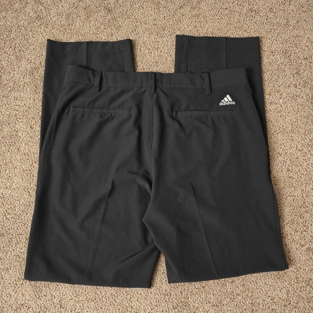 NWT Adidas Golf Pants Mens 32x30 Black ADIULT REGEFTPNT AF1710 Performance $90 - Picture 9 of 15